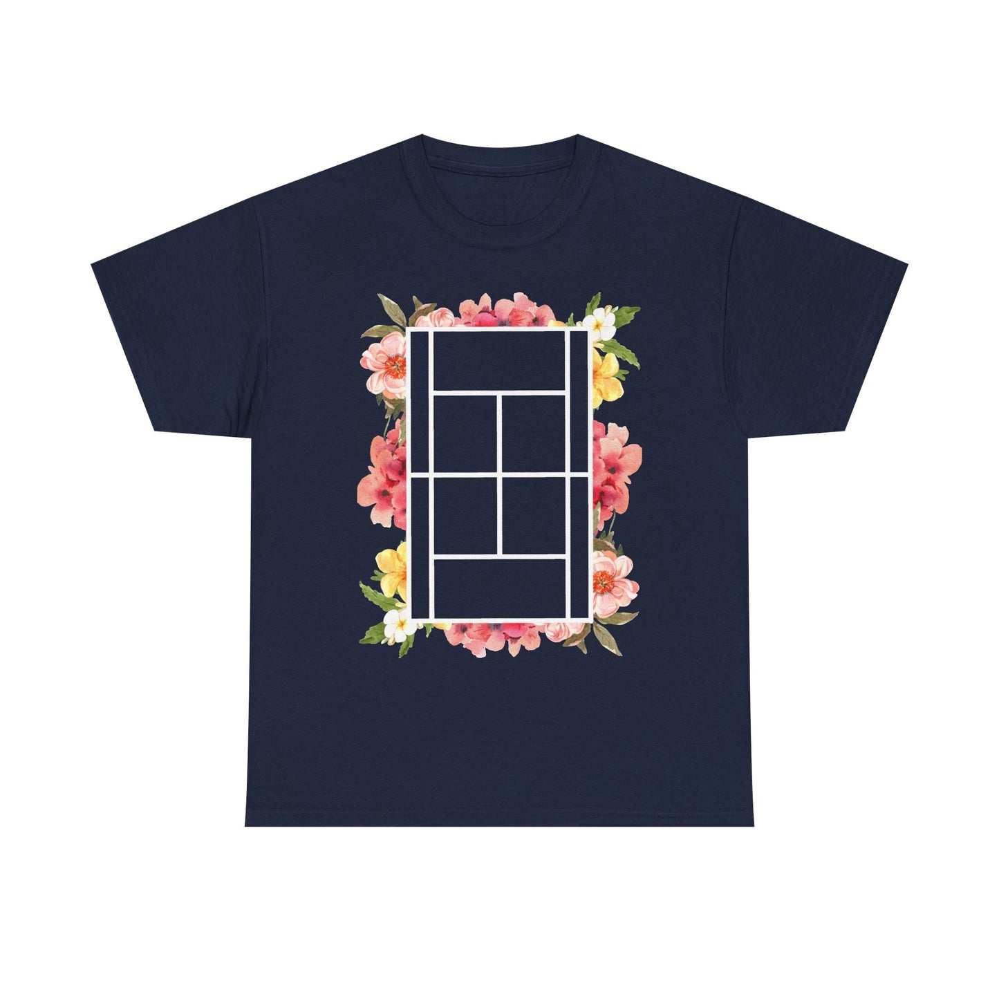 TENNIS FLORAL 1 - Tennis (Basic Tee)