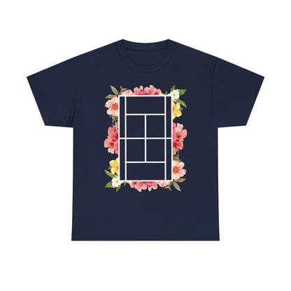 TENNIS FLORAL 1 - Tennis (Basic Tee)