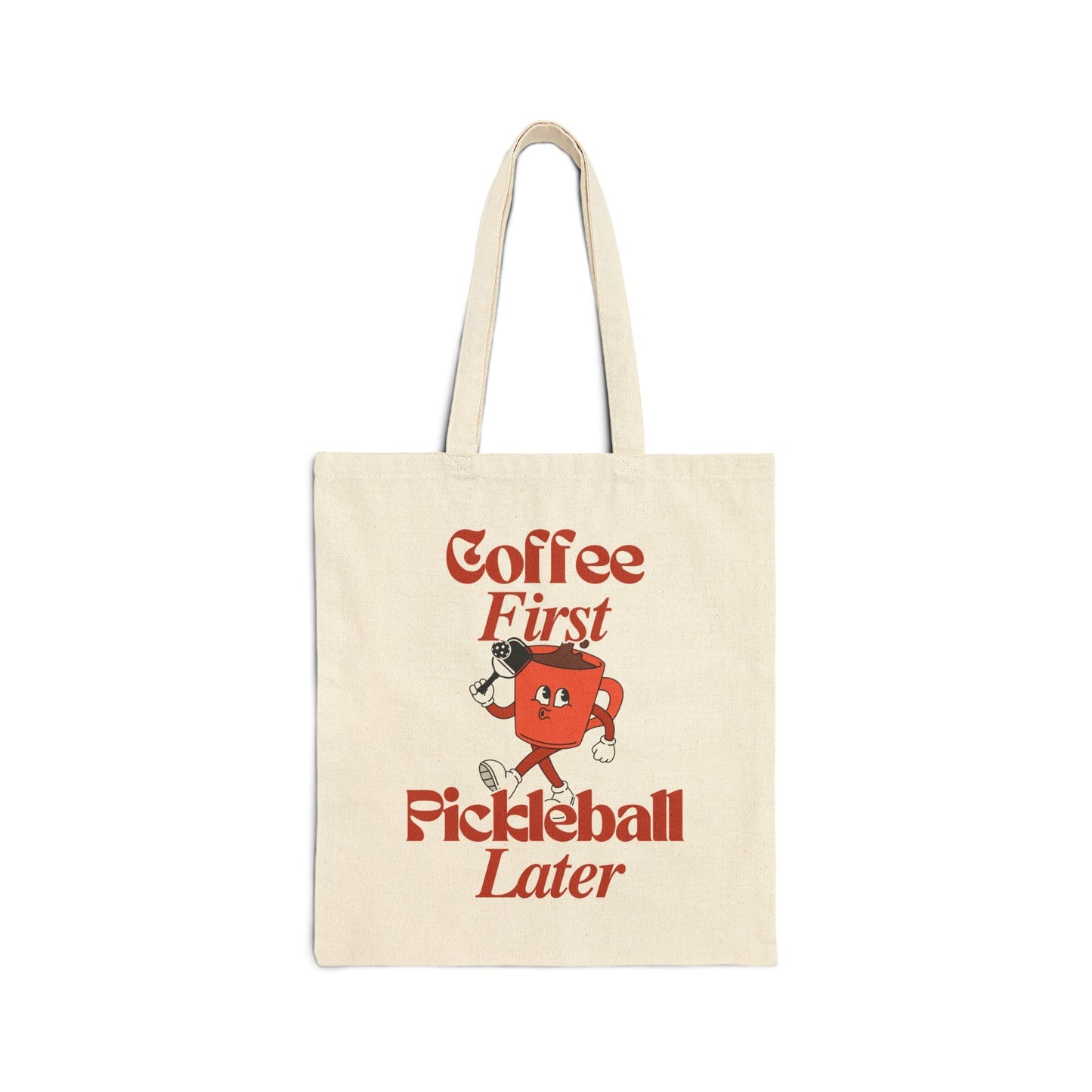 COFFEE FIRST 3 - Pickleball (Tote Bag)