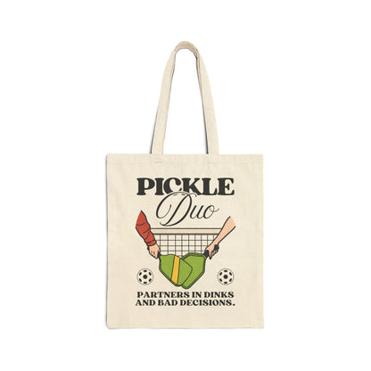 PICKLE DUO - Pickleball (Tote Bag)