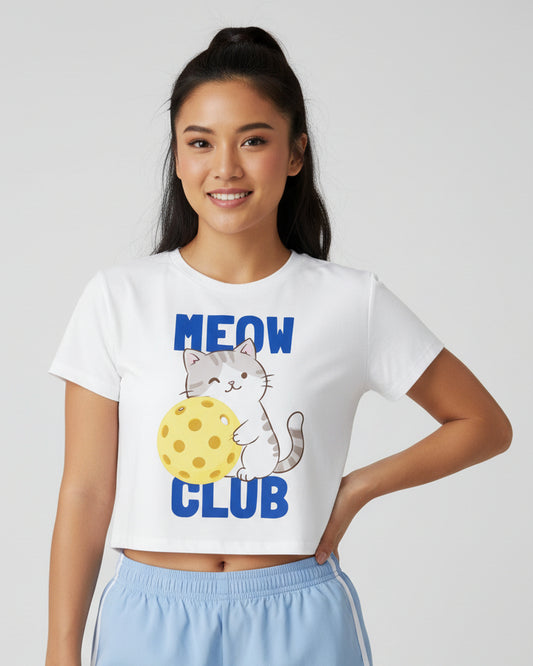 MEOW CLUB - Pickleball (Crop Top)