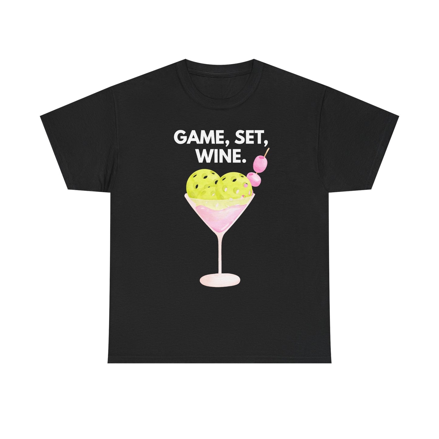 GAME SET WINE - Pickleball (Basic Tee)