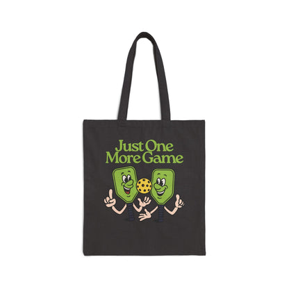 JUST ONE MORE GAME - Pickleball (Tote Bag)