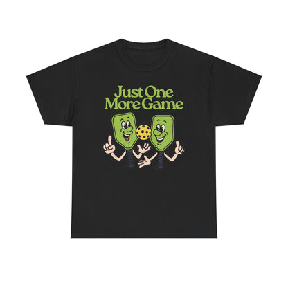 JUST ONE MORE GAME - Pickleball (Basic Tee)