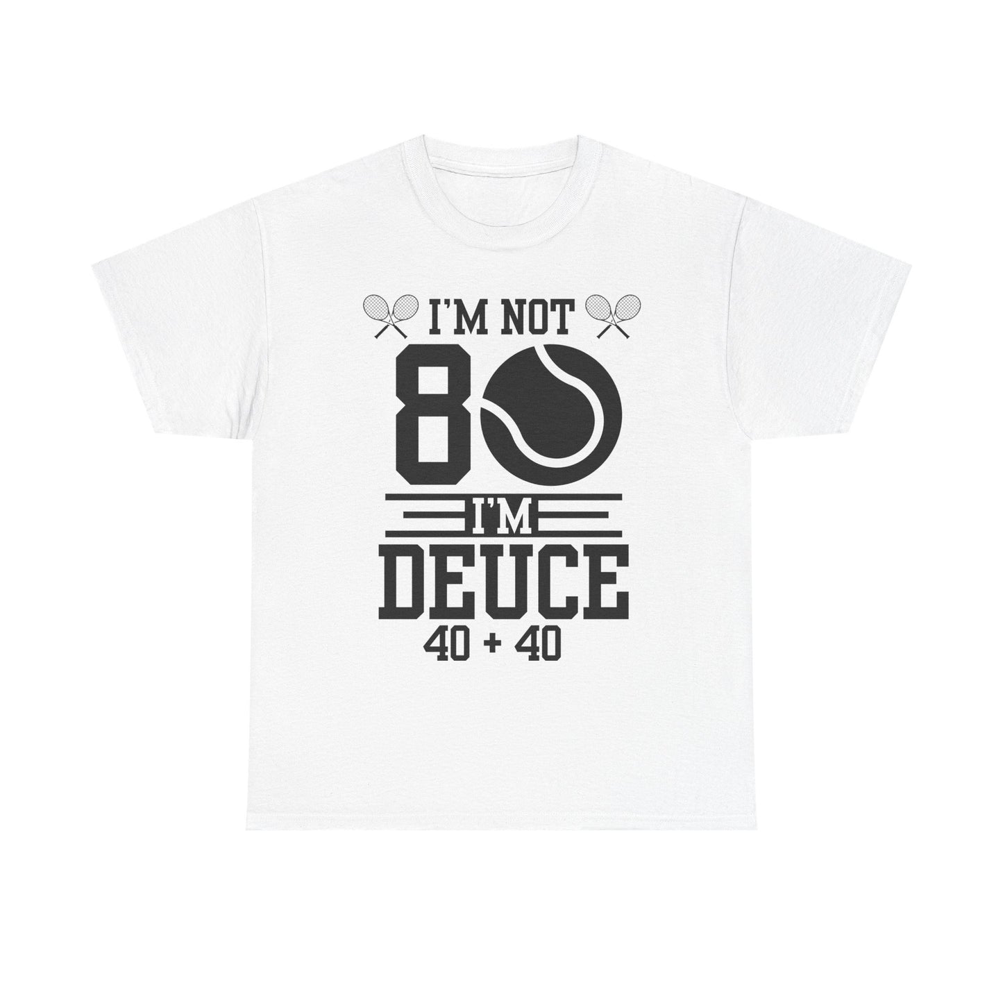 80 YEAR OLD TENNIS PLAYER - Tennis Basic Tee