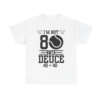 80 YEAR OLD TENNIS PLAYER - Tennis Basic Tee