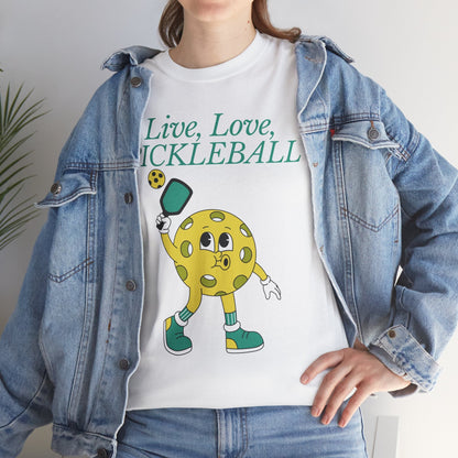 LIVE LOVE PICKLEBALL - Pickleball (Basic Tee)