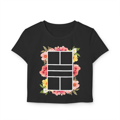 PICKLEBALL FLORAL - Pickleball (Crop Top)
