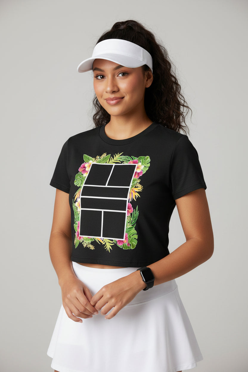 PICKLEBALL TROPICAL - Pickleball (Crop Top)