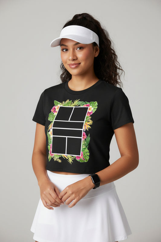 PICKLEBALL TROPICAL - Pickleball (Crop Top)