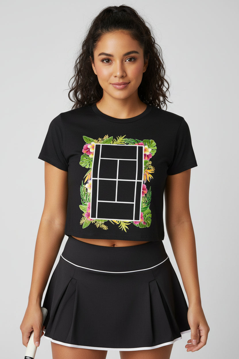 TENNIS TROPICAL - Tennis (Crop Top)