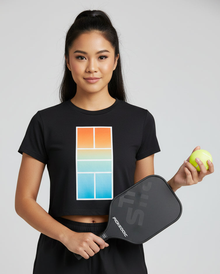 PICKLEBALL COURT 7 - Pickleball (Crop Top)