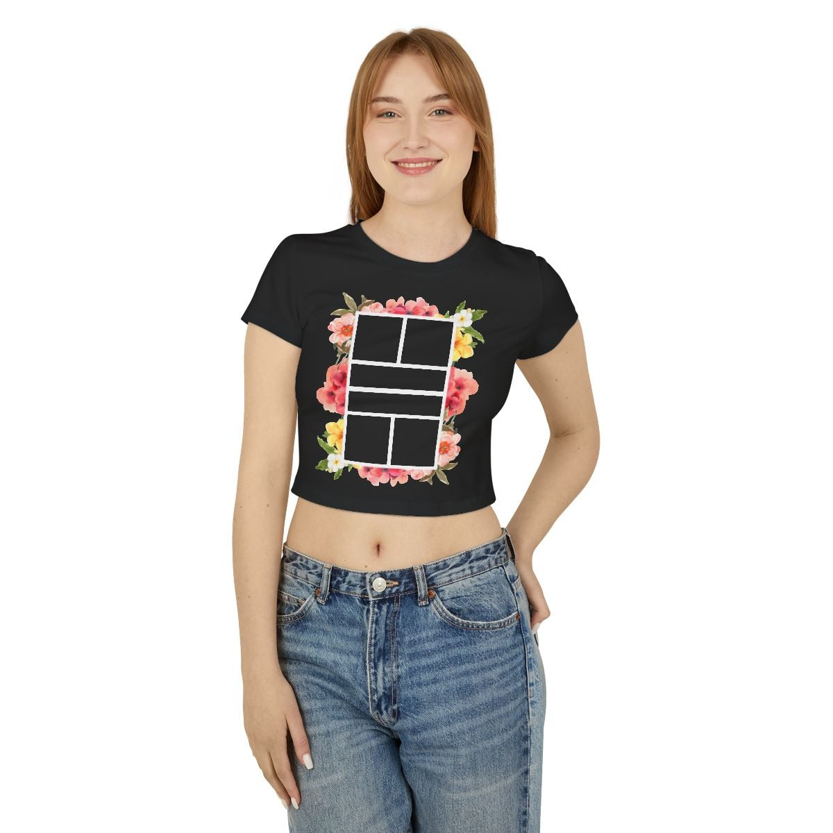 PICKLEBALL FLORAL - Pickleball (Crop Top)