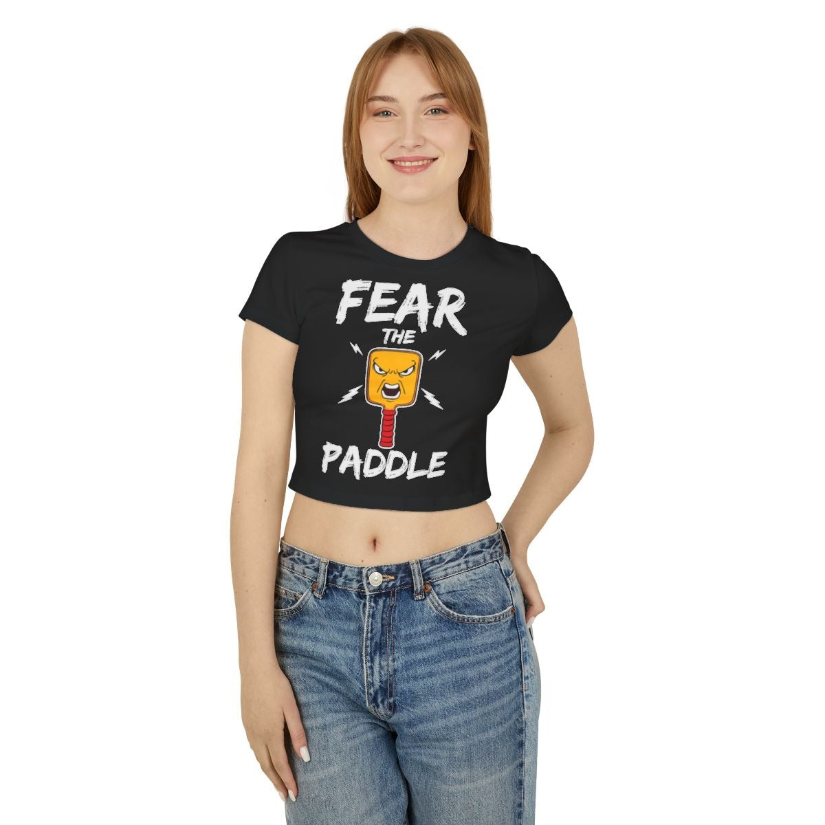 FEAR THE PADDLE - Pickleball (Crop Top)