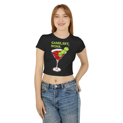 GAME, SET, WINE - Tennis (Crop Top)