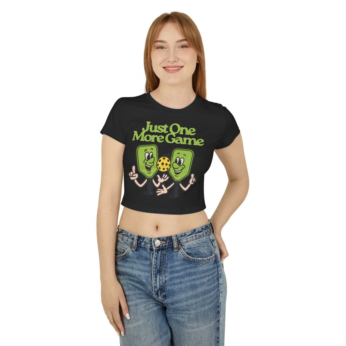 JUST ONE MORE GAME - Pickleball (Crop Top)