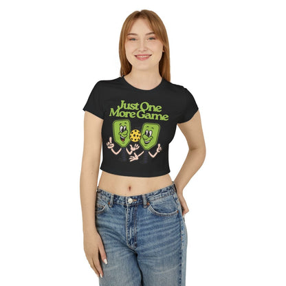 JUST ONE MORE GAME - Pickleball (Crop Top)
