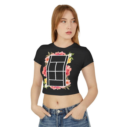 TENNIS FLORAL 1 - Tennis (Crop Top)
