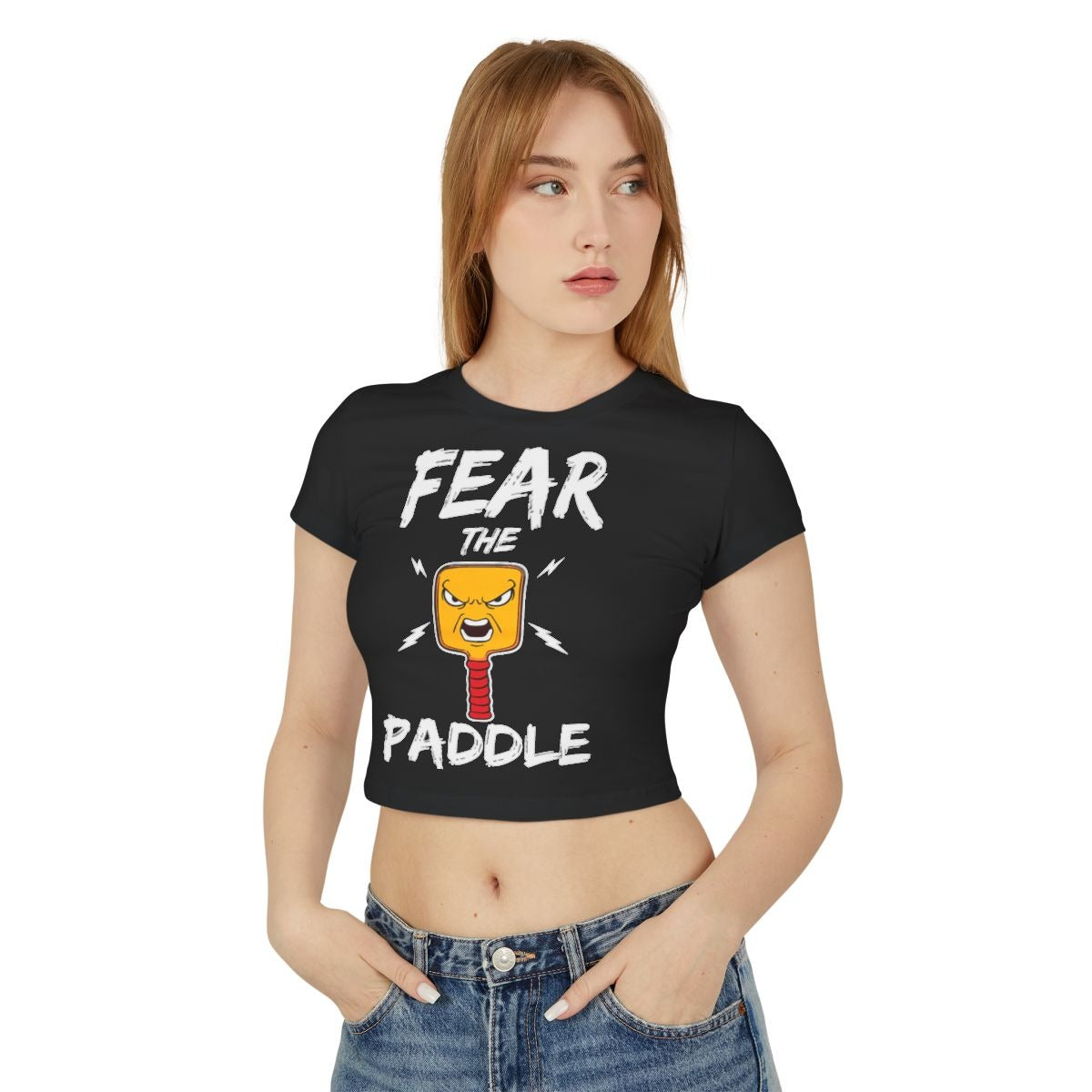 FEAR THE PADDLE - Pickleball (Crop Top)