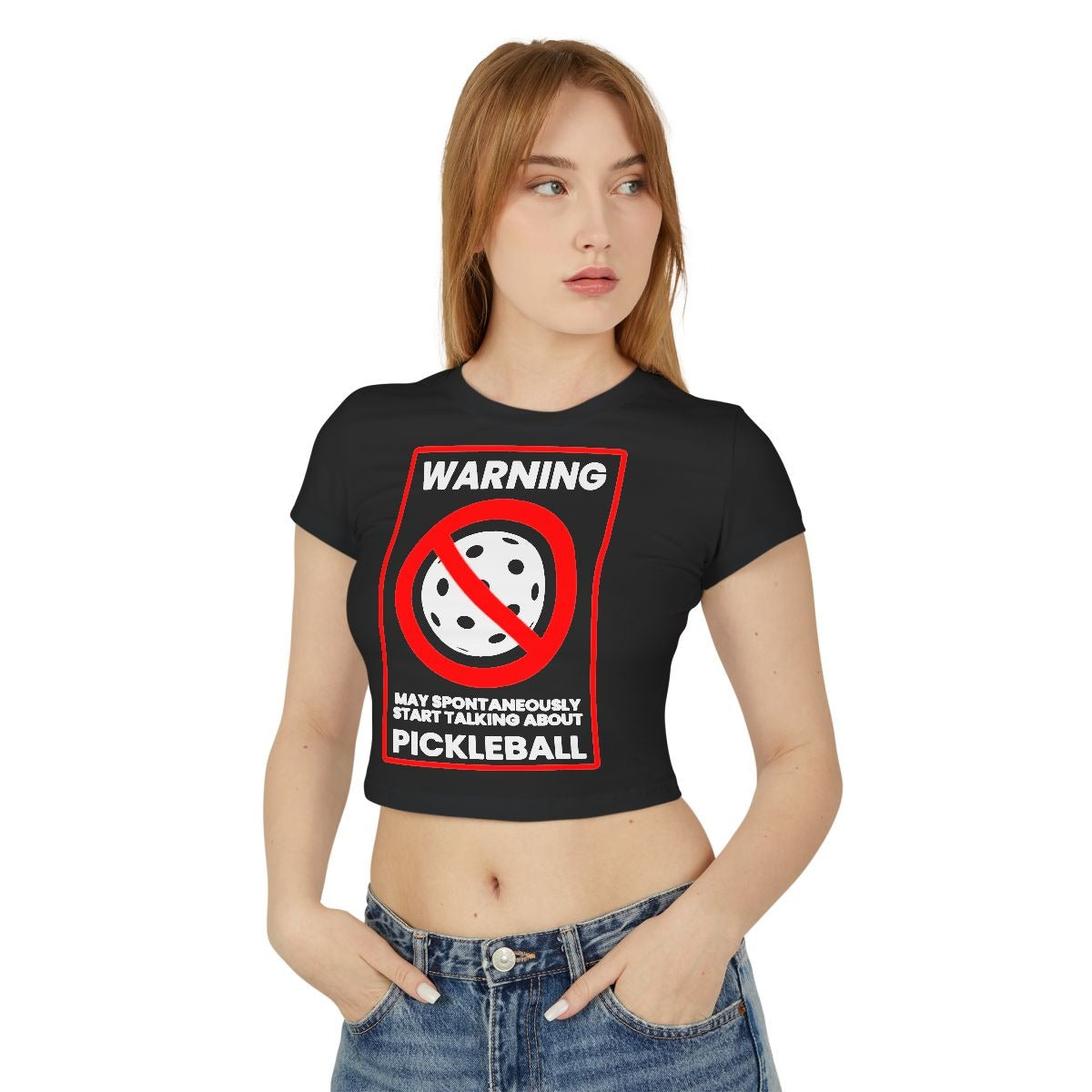 WARNING PICKLEBALL - Pickleball (Crop Top)