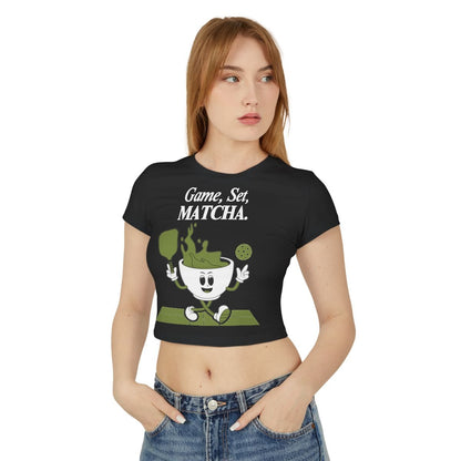 GAME, SET, MATCHA - Pickleball (Crop Top)