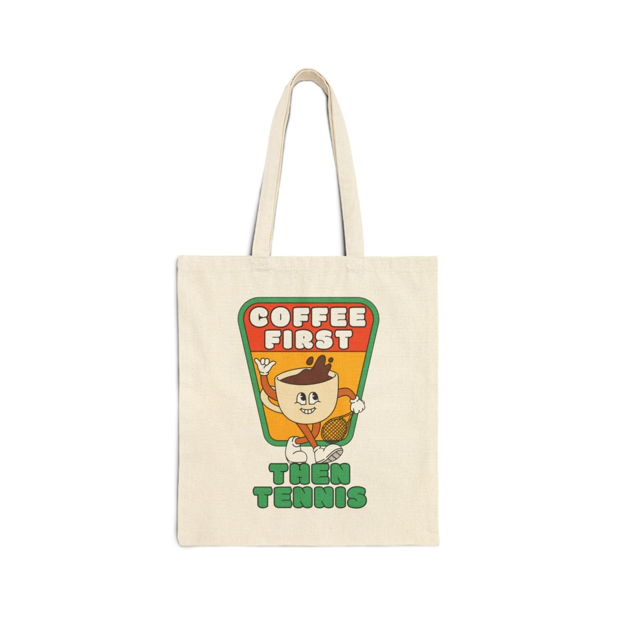 COFFEE FIRST THEN TENNIS 2 -Tennis (Tote Bag)