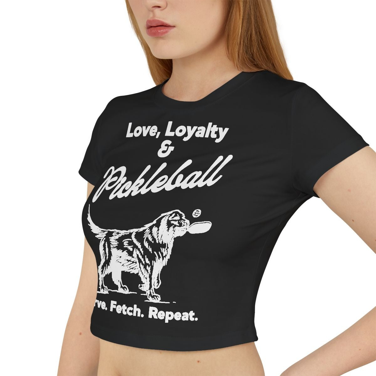 PADDLE & PAWS - Pickleball (Crop Top)