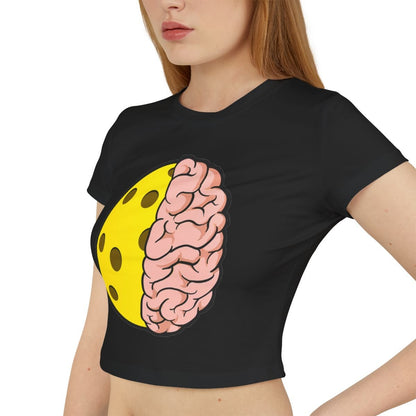 PICKLEBALL BRAIN - Pickleball (Crop Top)