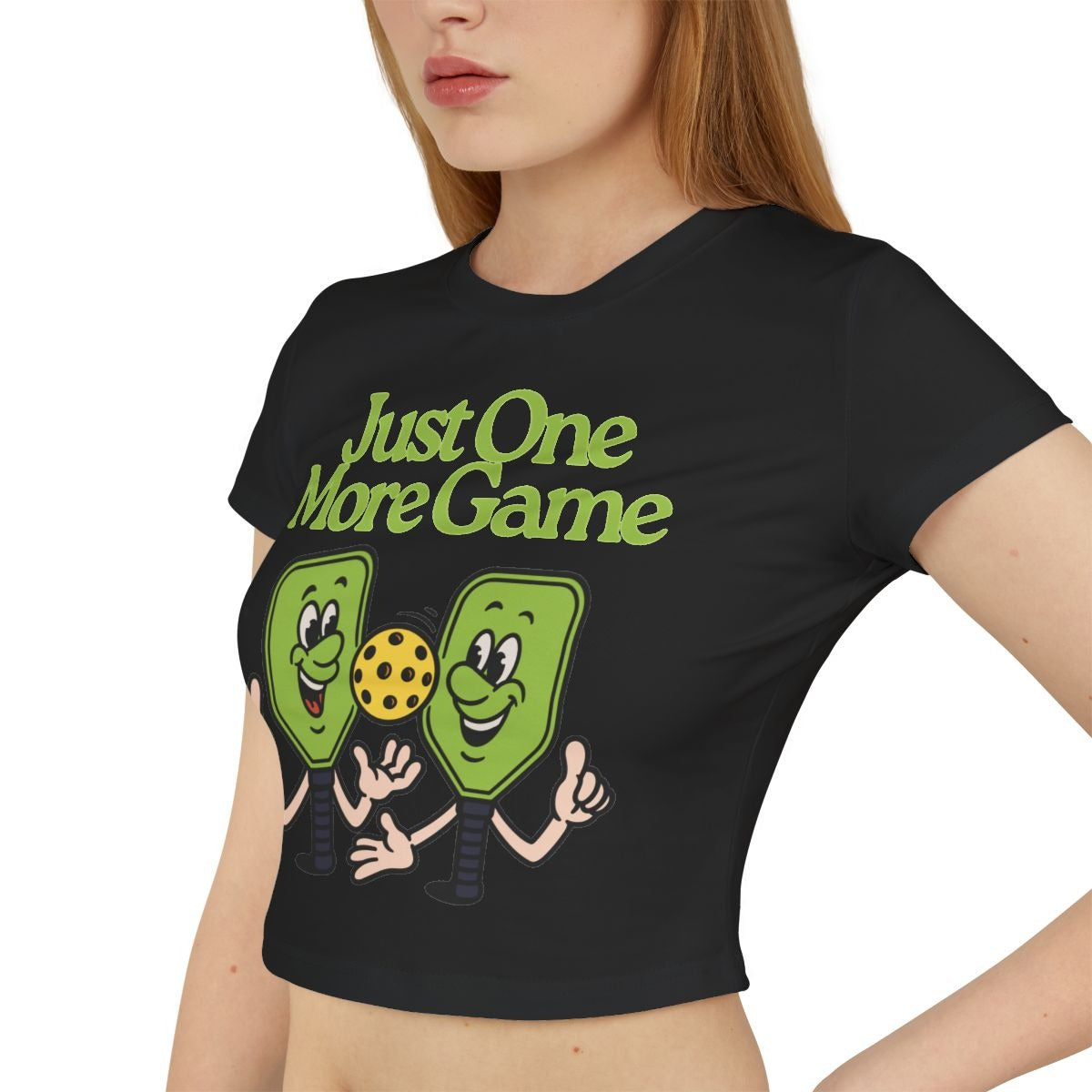 JUST ONE MORE GAME - Pickleball (Crop Top)