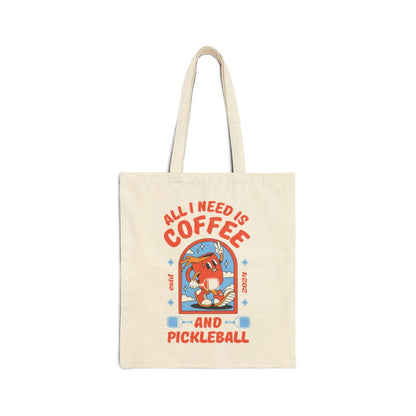 COFFEE & PICKLEBALL 2 - Pickleball (Tote Bag)