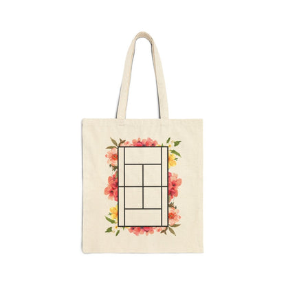 TENNIS FLORAL 1 - Tennis (Tote Bag)
