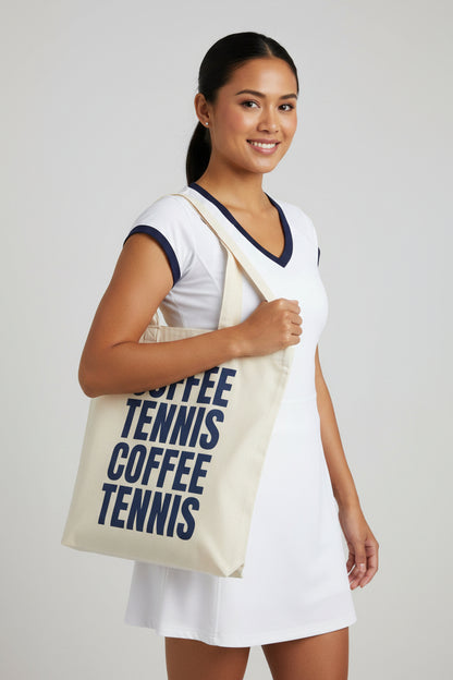 COFFEE & TENNIS 3- Tennis (Tote Bag)