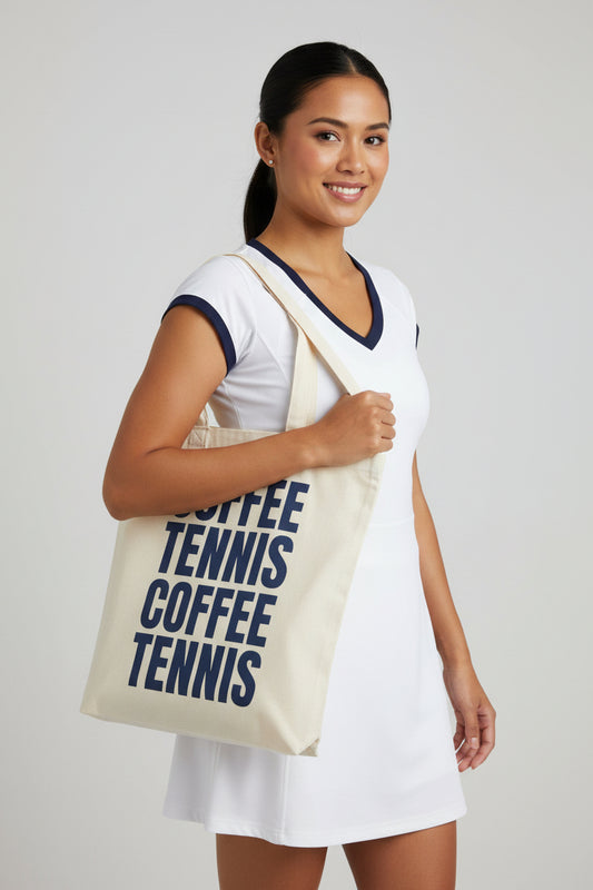 COFFEE & TENNIS 3- Tennis (Tote Bag)