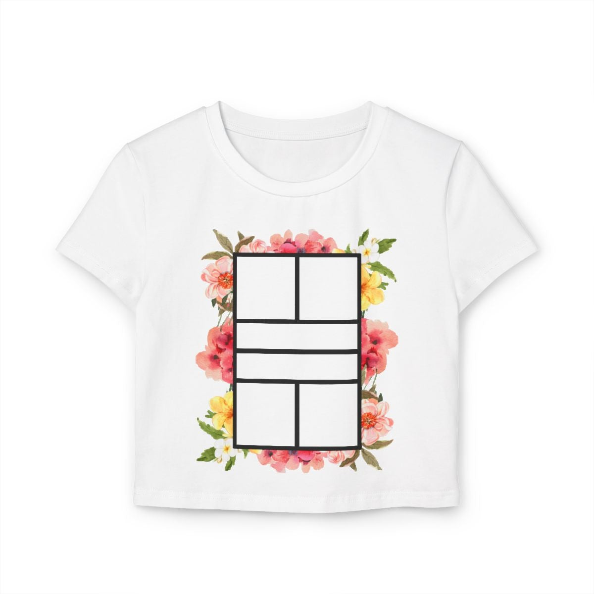 PICKLEBALL FLORAL - Pickleball (Crop Top)