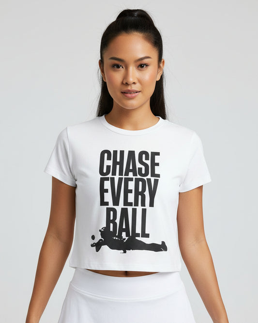 CHASE EVERY BALL - Tennis (Crop Top)
