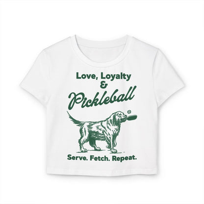 PADDLE & PAWS - Pickleball (Crop Top)