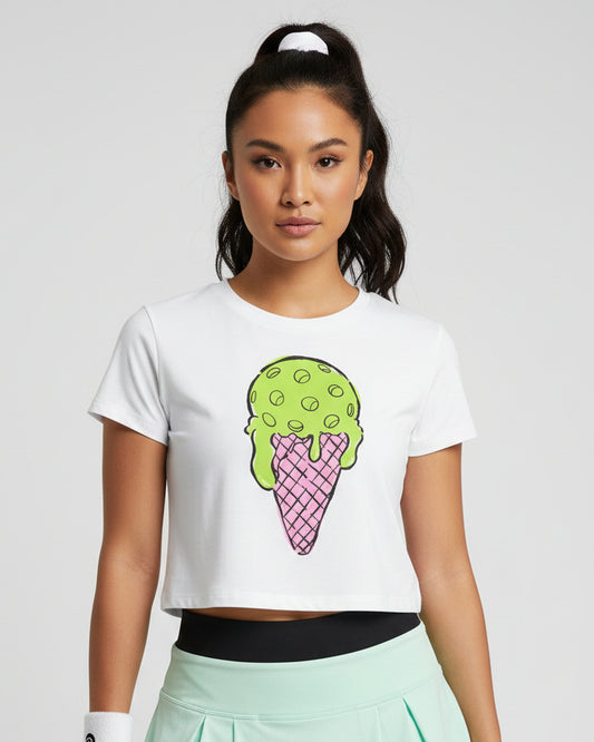 PICKLE SCOOP - Pickleball (Crop Top)