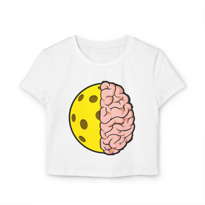 PICKLEBALL BRAIN - Pickleball (Crop Top)