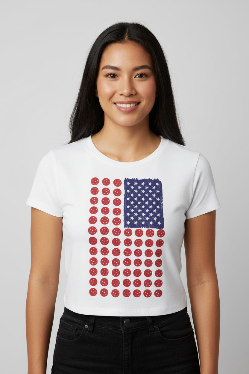 PICKLEBALL USA - Pickleball (Crop Top)