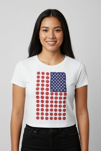 PICKLEBALL USA - Pickleball (Crop Top)