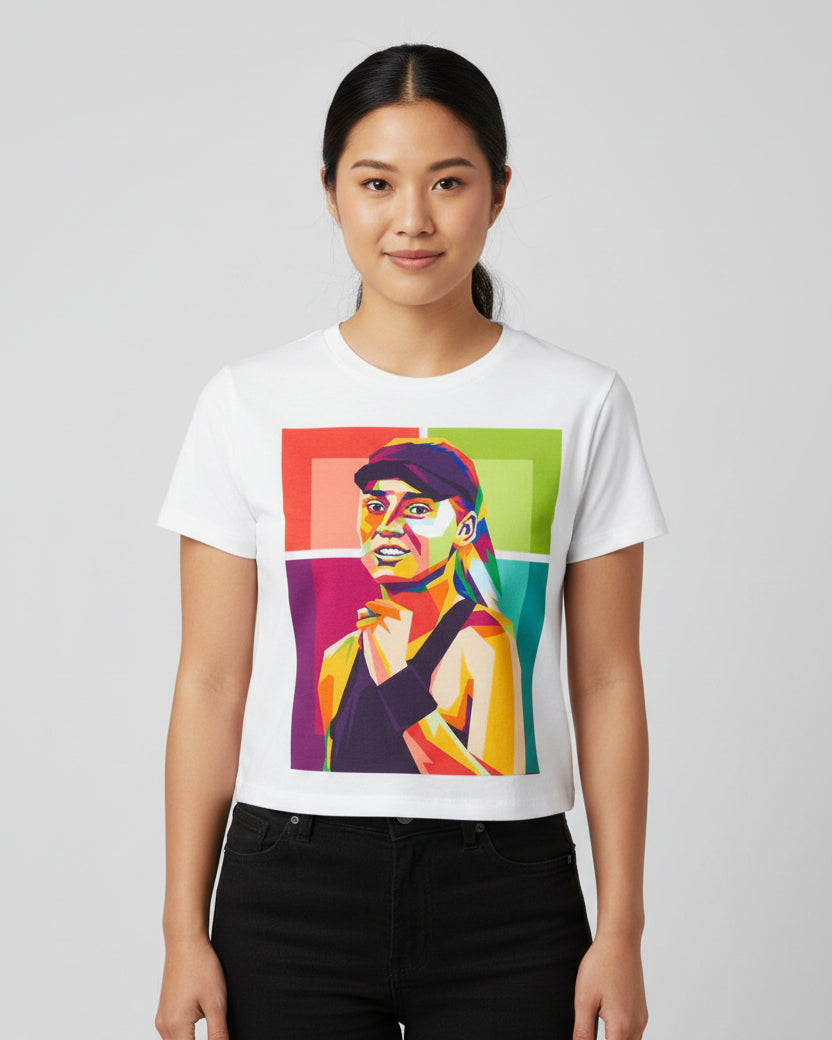 ELENA RYBAKINA 1 - Tennis (Crop Top)