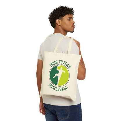 BORN TO PLAY PICKLEBALL - Pickleball (Tote Bag)