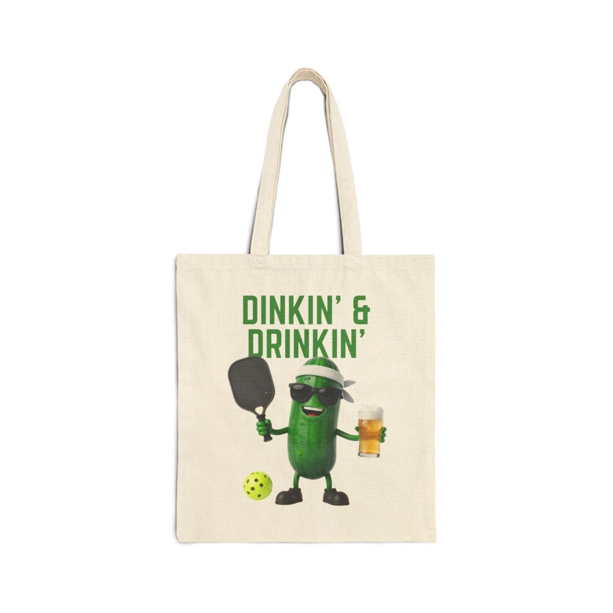 DINKIN' & DRINKIN' - Pickleball (Tote Bag)