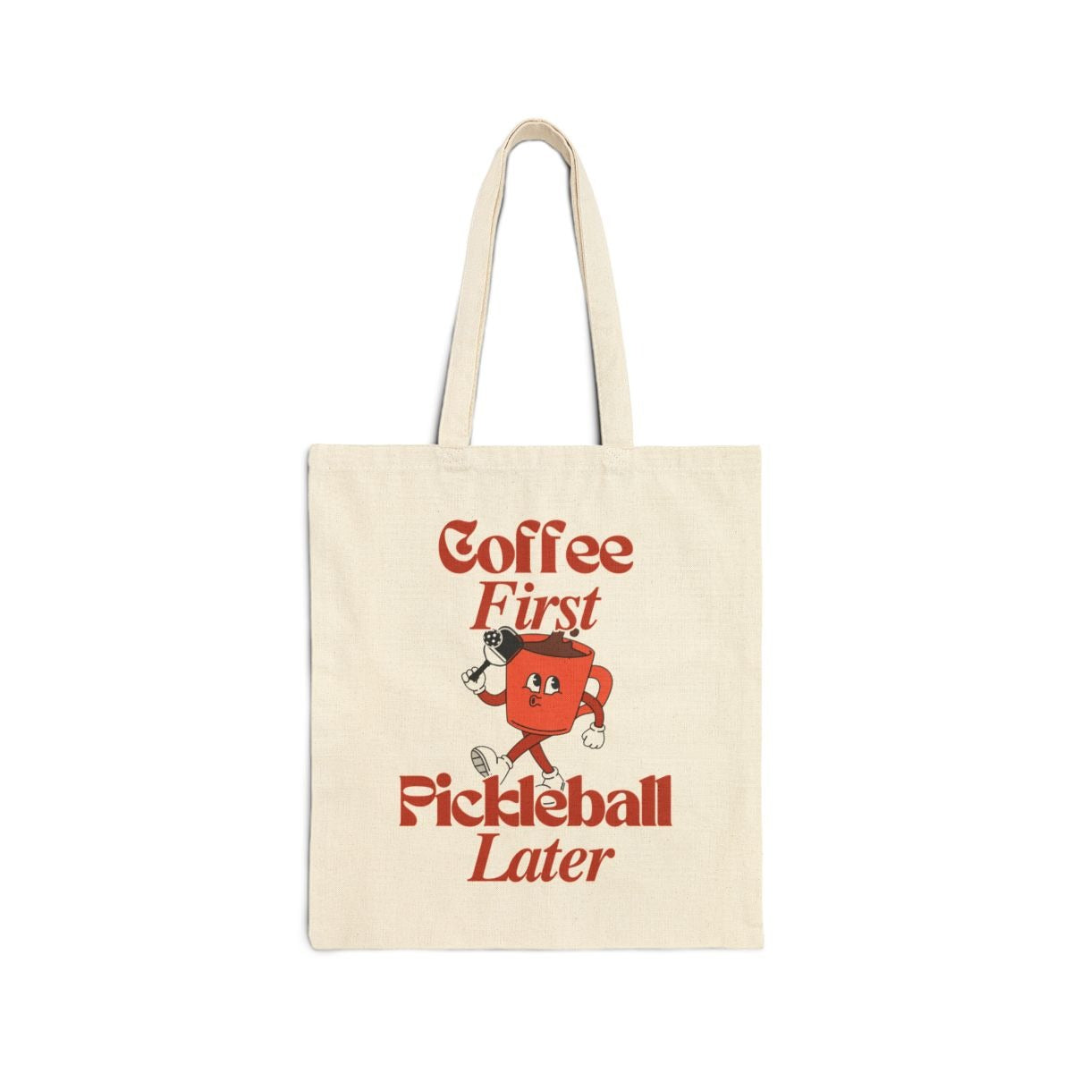 COFFEE FIRST 3 - Pickleball (Tote Bag)
