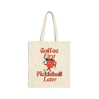 COFFEE FIRST 3 - Pickleball (Tote Bag)