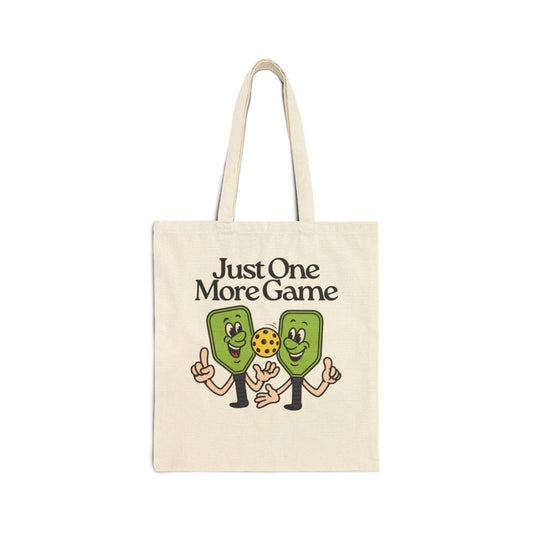 JUST ONE MORE GAME - Pickleball (Tote Bag)