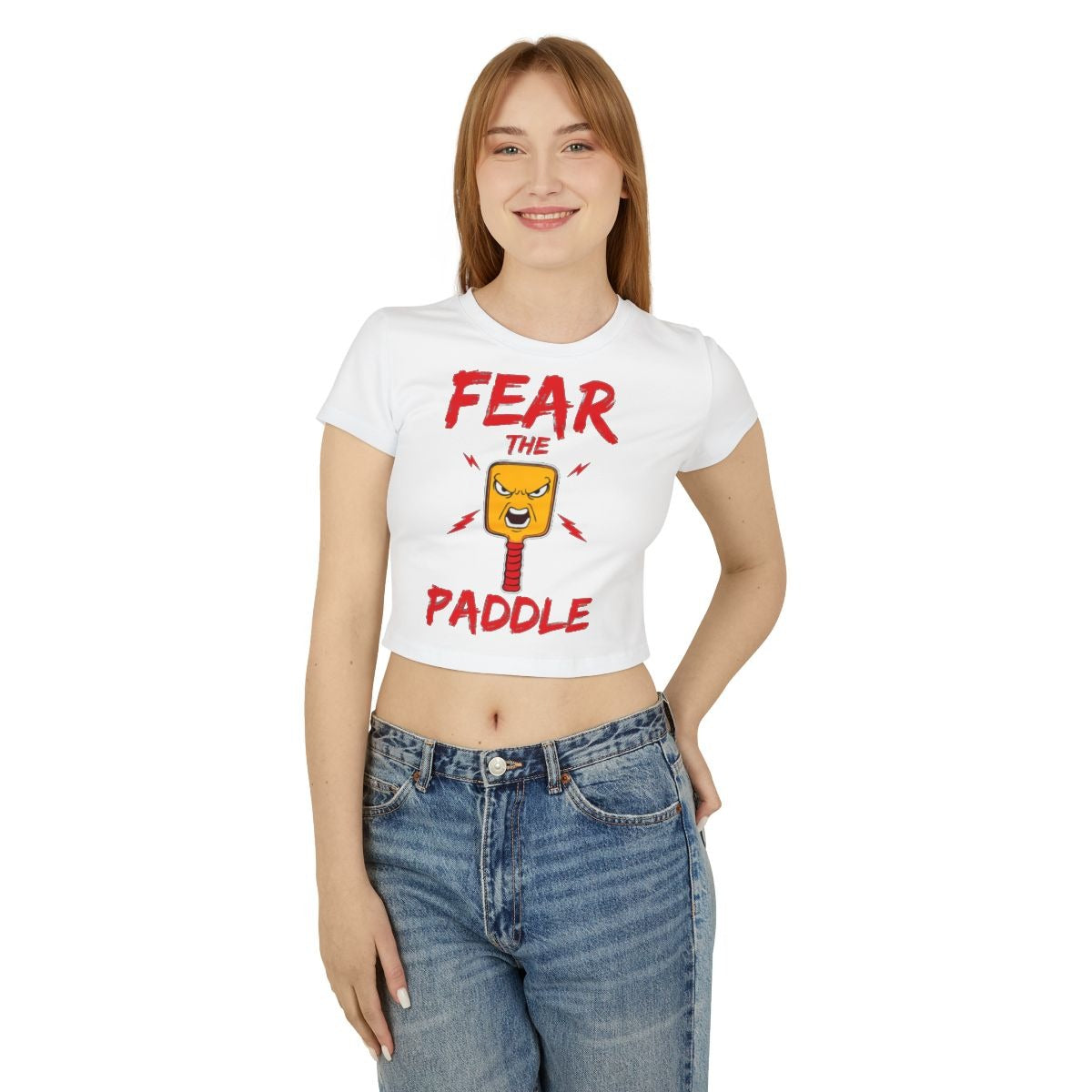 FEAR THE PADDLE - Pickleball (Crop Top)