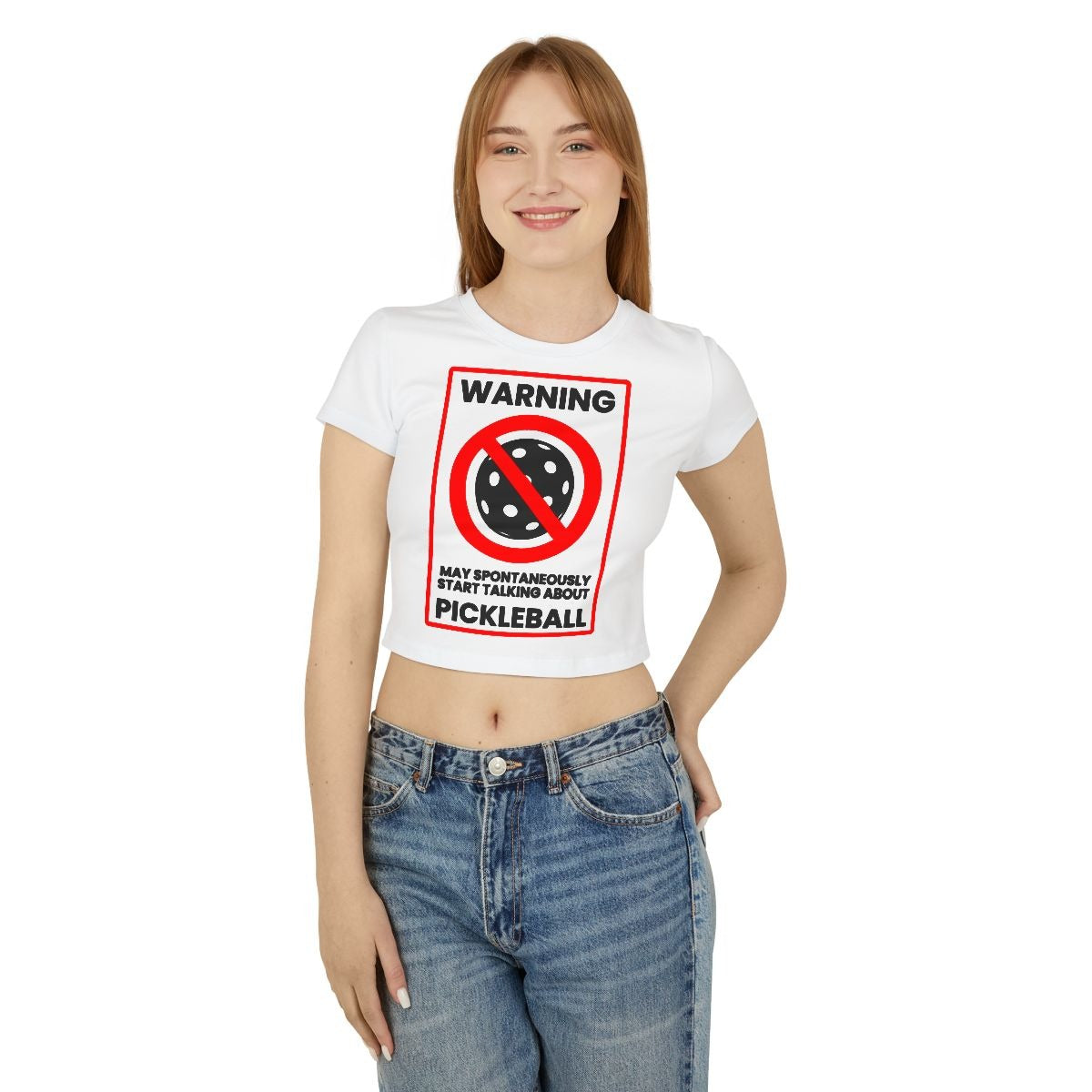 WARNING PICKLEBALL - Pickleball (Crop Top)