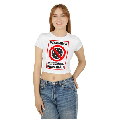 WARNING PICKLEBALL - Pickleball (Crop Top)