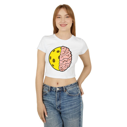 PICKLEBALL BRAIN - Pickleball (Crop Top)